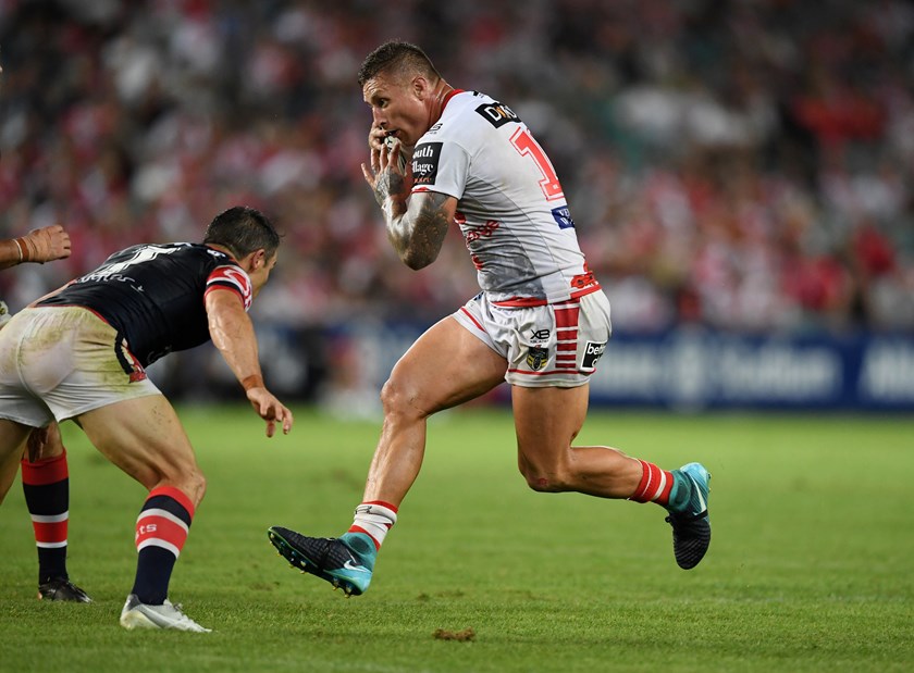 Dragons forward Tariq Sims.