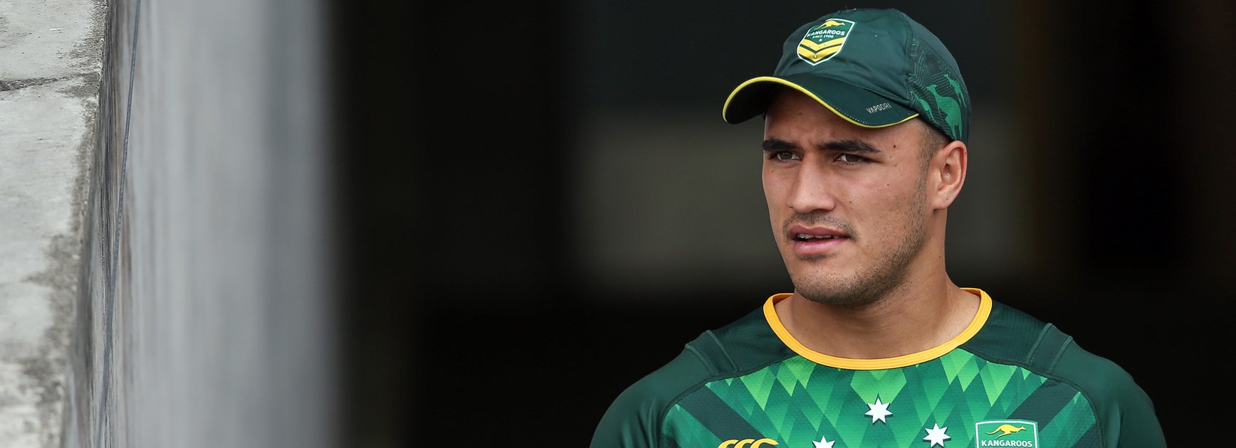 Kangaroos winger Valentine Holmes.