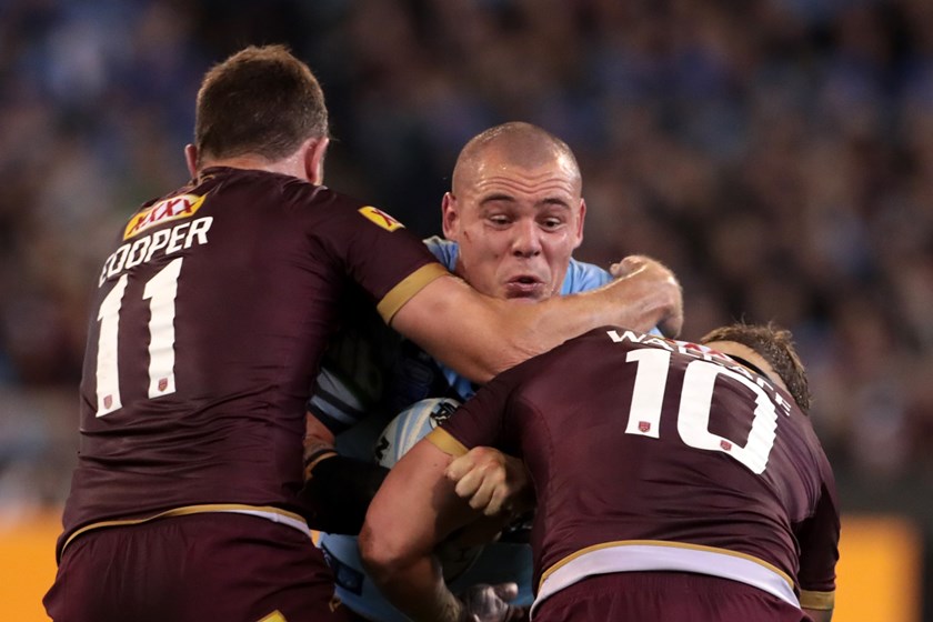 Blues prop David Klemmer.