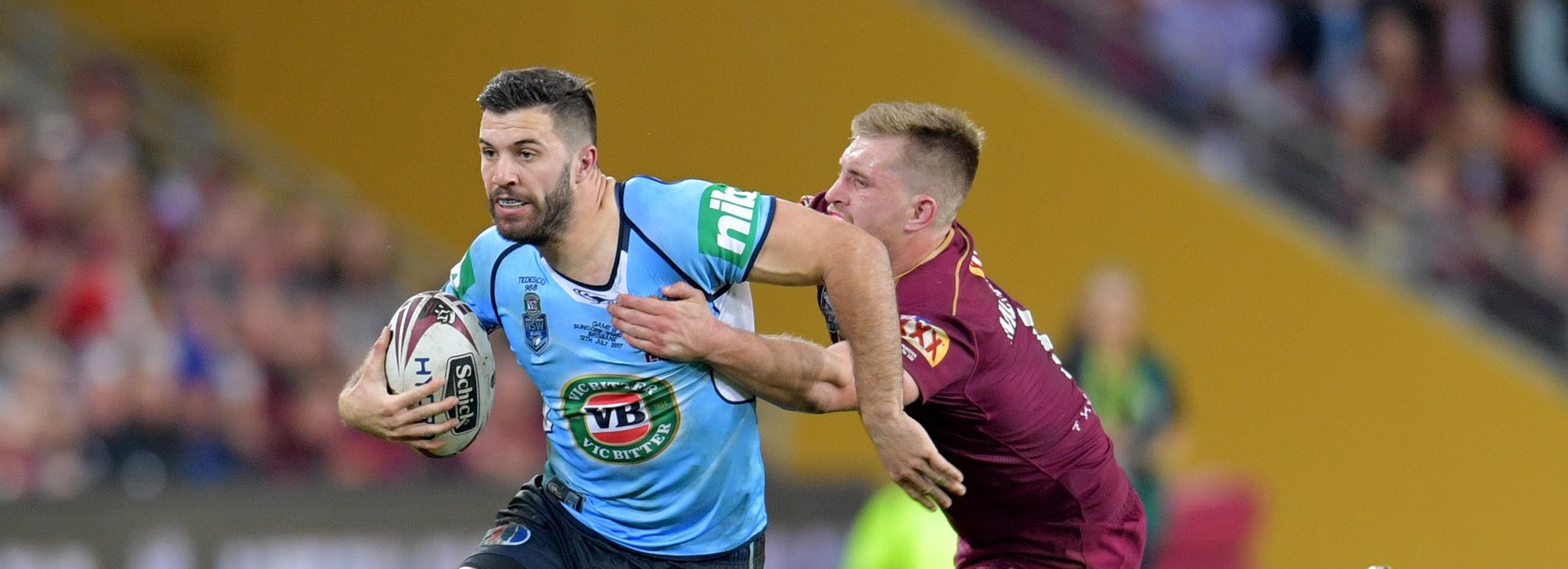 Blues fullback James Tedesco.