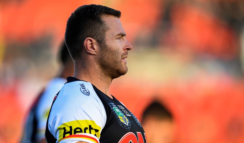 Panthers lock Trent Merrin.