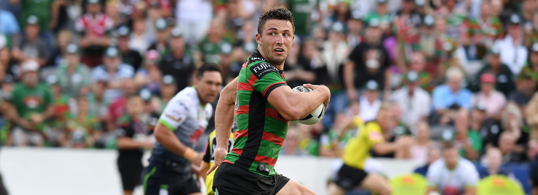 Rabbitohs forward Sam Burgess.