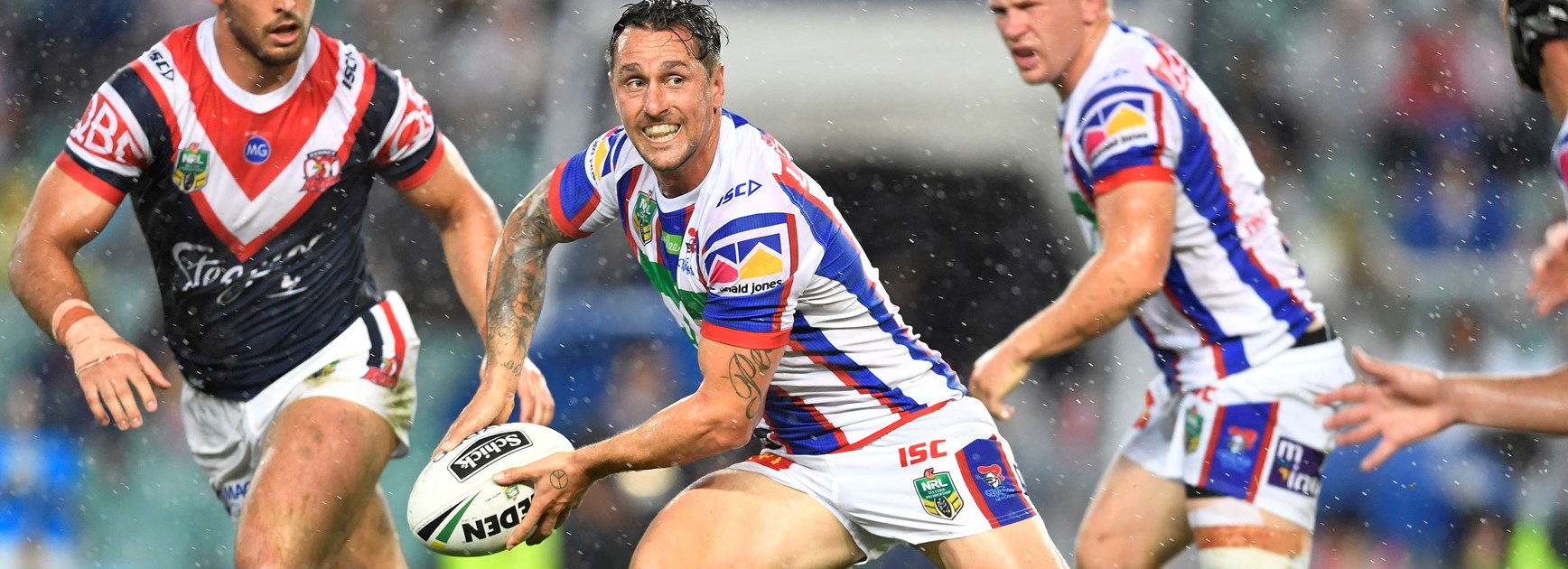 Knights half-back Mitchell Pearce.