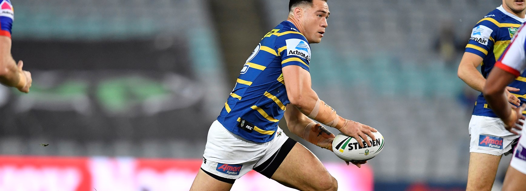 Eels back-rower Tepai Moeroa.