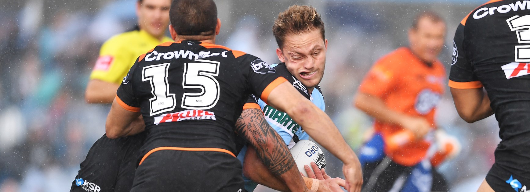 Sharks five-eighth Matt Moylan.