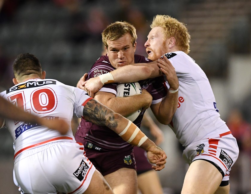 Sea Eagles lock Jake Trbojevic.