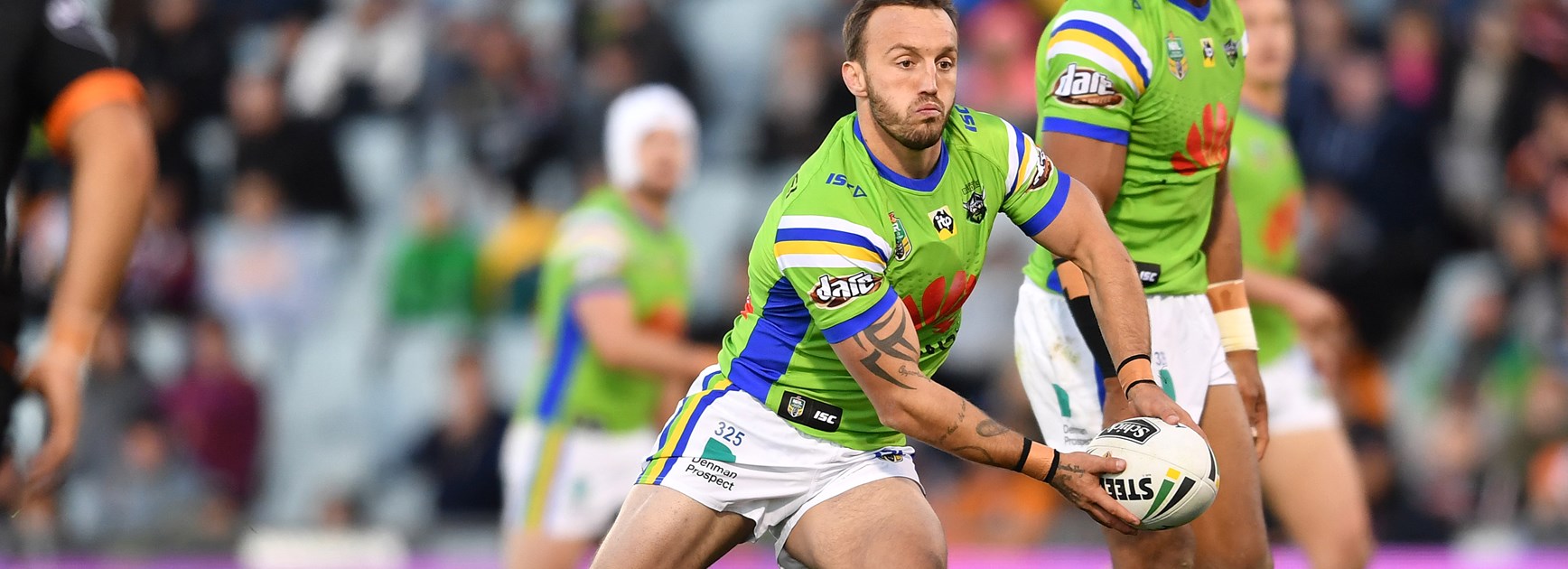 Raiders hooker Josh Hodgson.