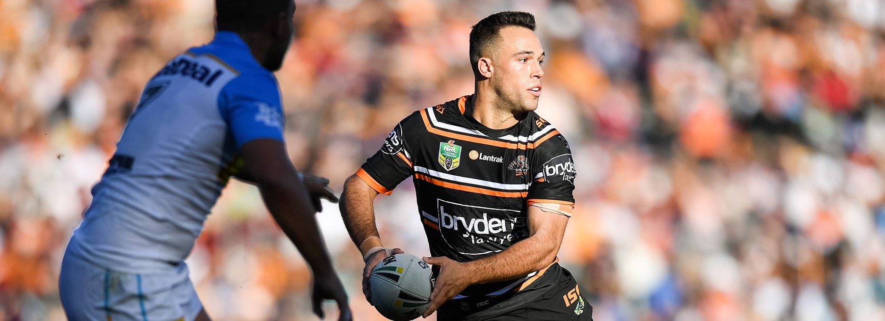 Wests Tigers No.7 Luke Brooks.