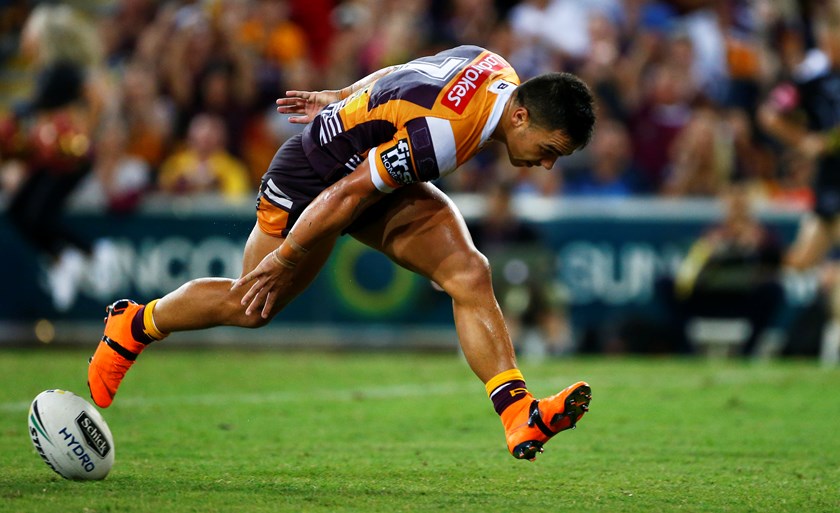 Broncos halfback Kodi Nikorima.