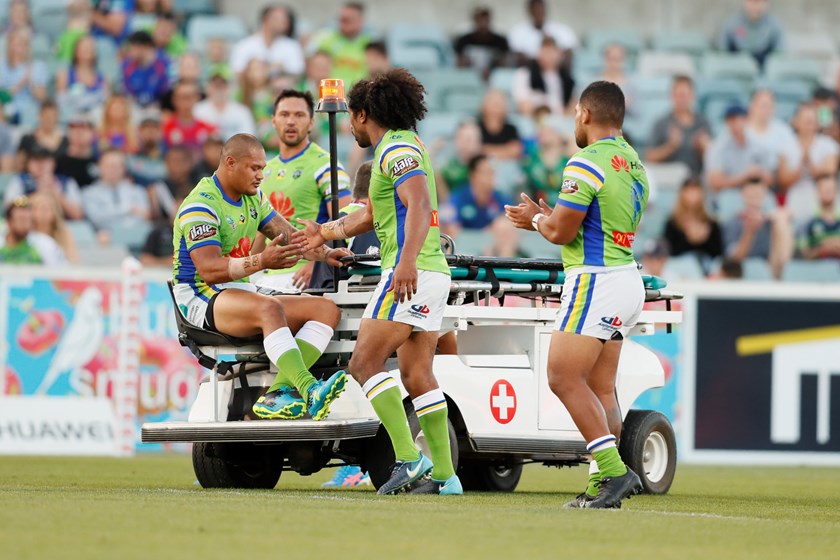 Raiders centre Joey Leilua.