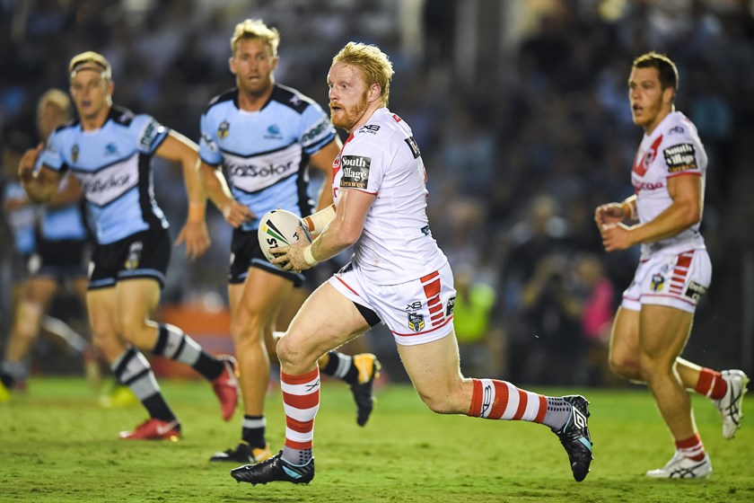 St George Illawarra Dragons prop James Graham. 