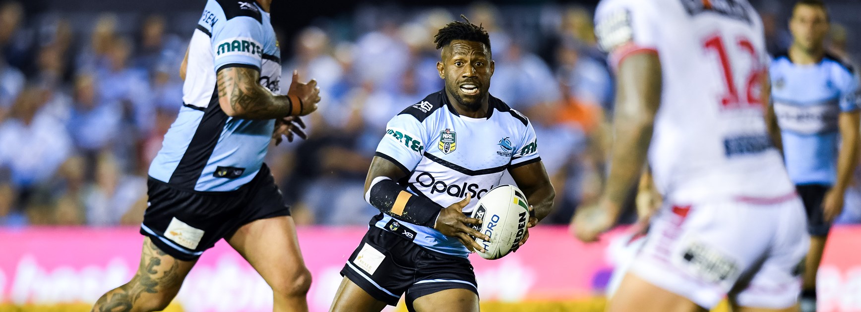 Cronulla Sharks hooker James Segeyaro.