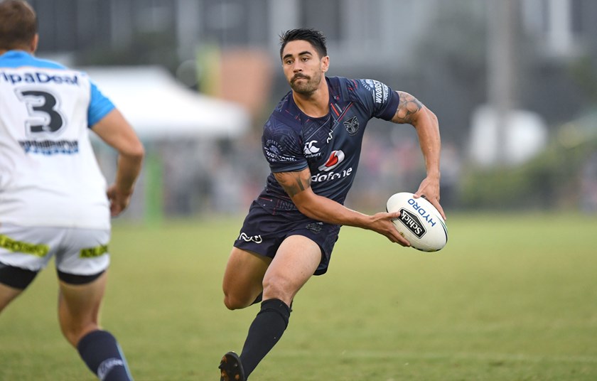 Warriors halfback Shaun Johnson.