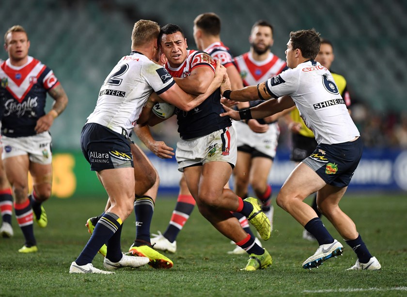 Roosters prop Sio Siua Taukeiaho.