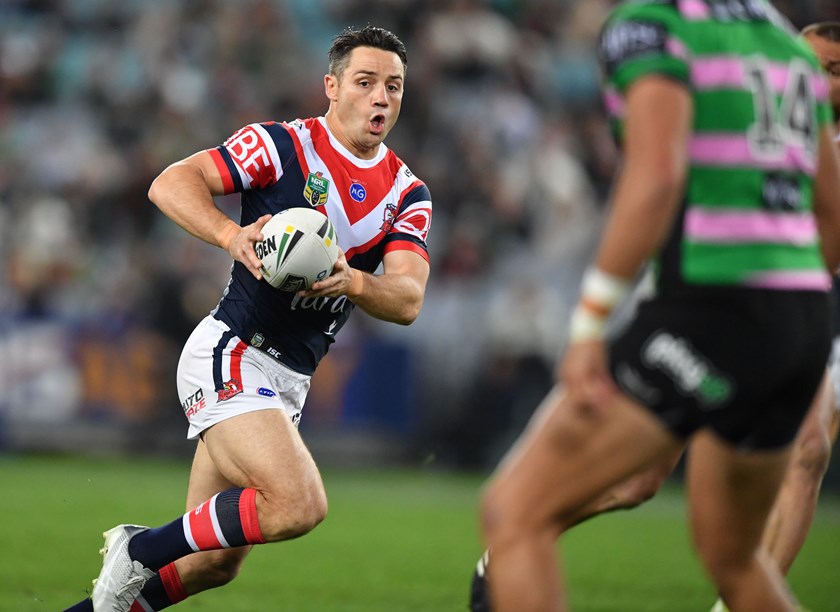 Roosters halfback Cooper Cronk.