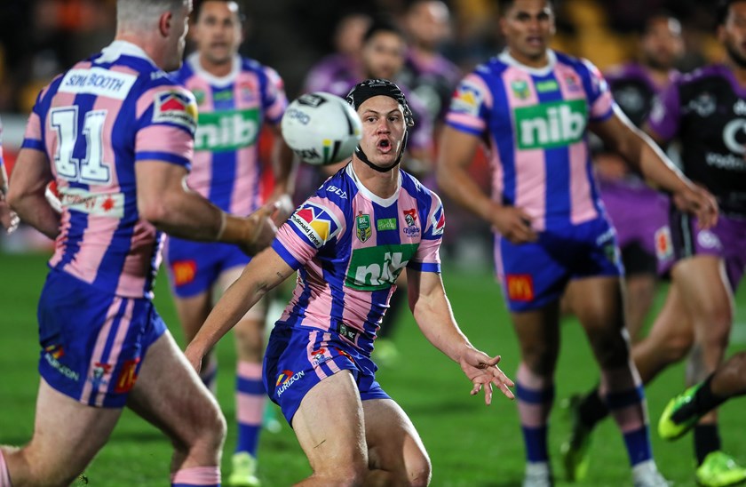 Newcastle fullback Kalyn Ponga.