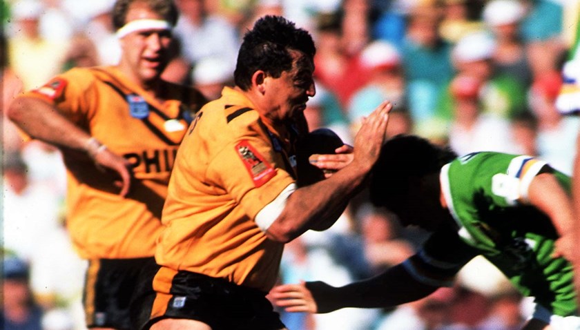 Balmain's Steve Roach in the 1989 grand final.