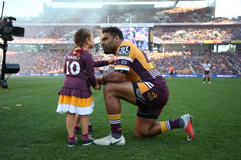 Retiring Bronco Sam Thaiday.