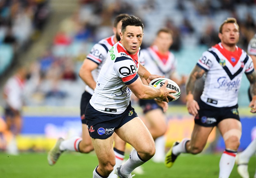 Roosters halfback Cooper Cronk.