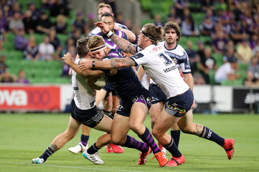 Melbourne Storm prop Christian Welch. 