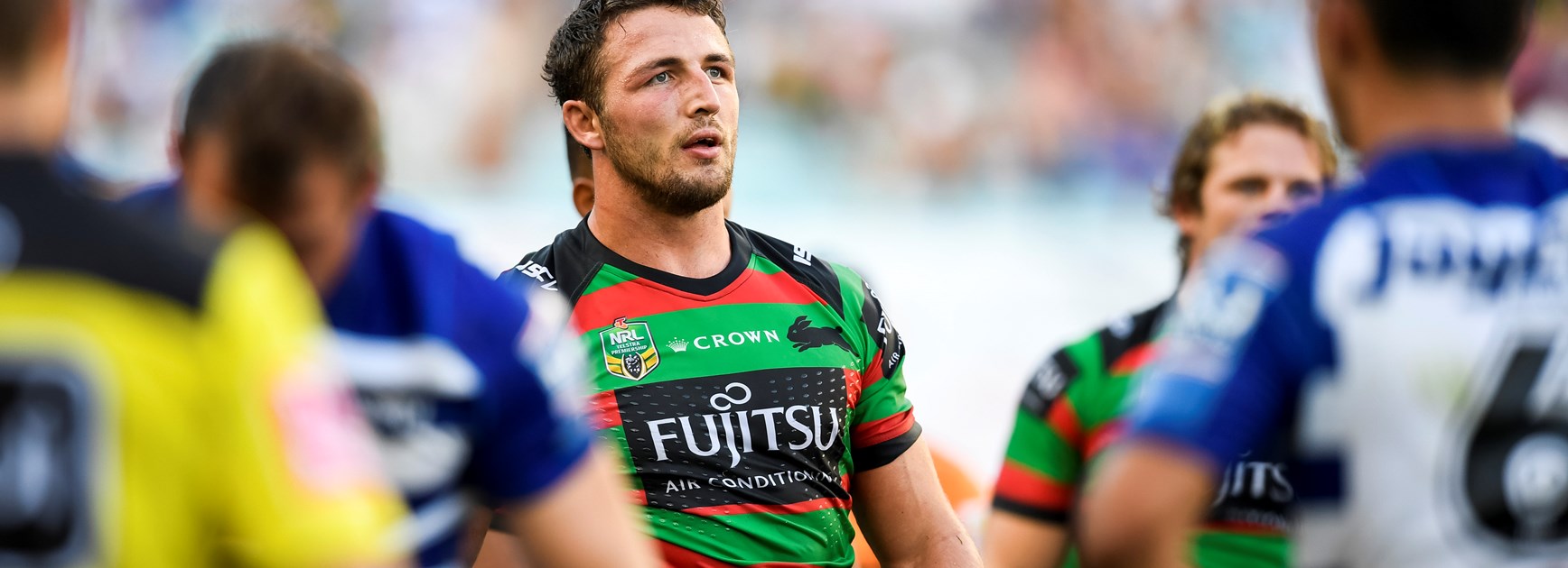 Star Rabbitohs forward Sam Burgess.