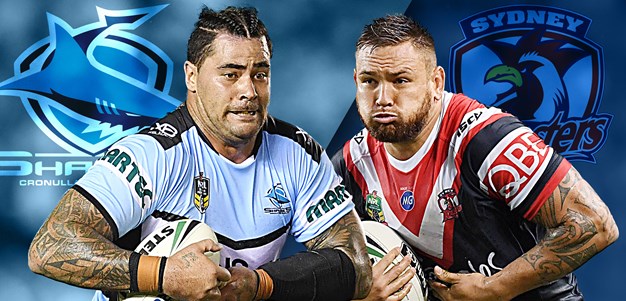 Sharks v Roosters: Dugan out, Moylan in, Chooks unchanged