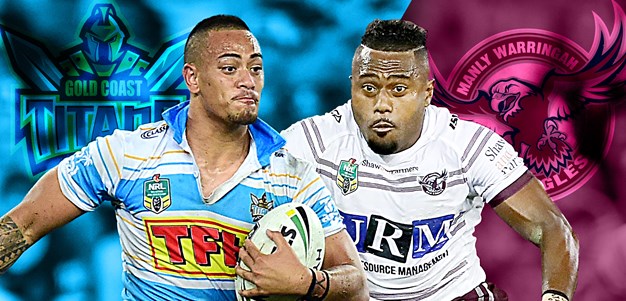 Titans v Sea Eagles: Gold Coast switch squad, Manly depleted