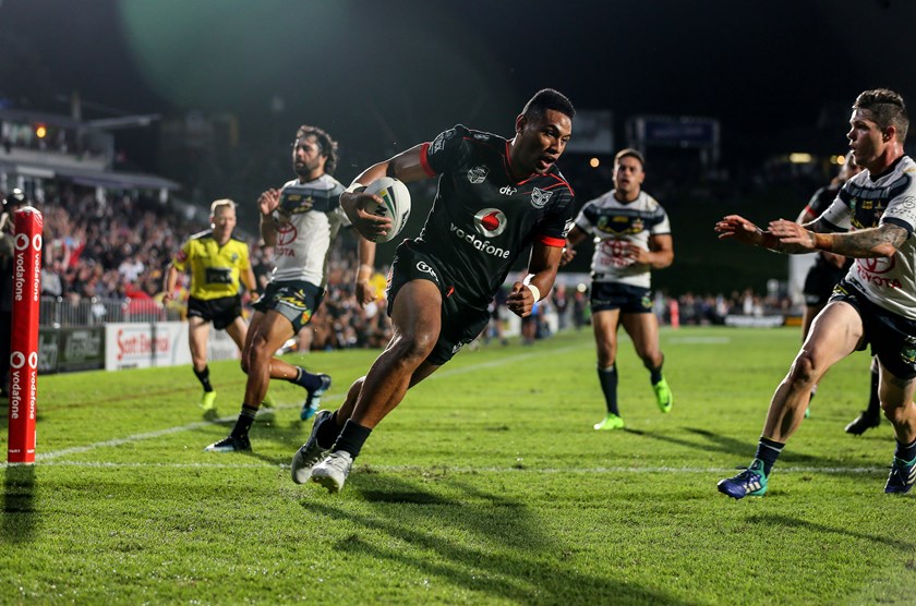 Warriors winger David Fusitu'a.