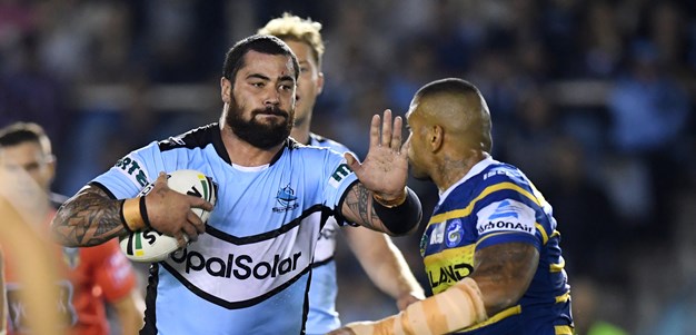 Fifita stars as Sharks hang on against Eels