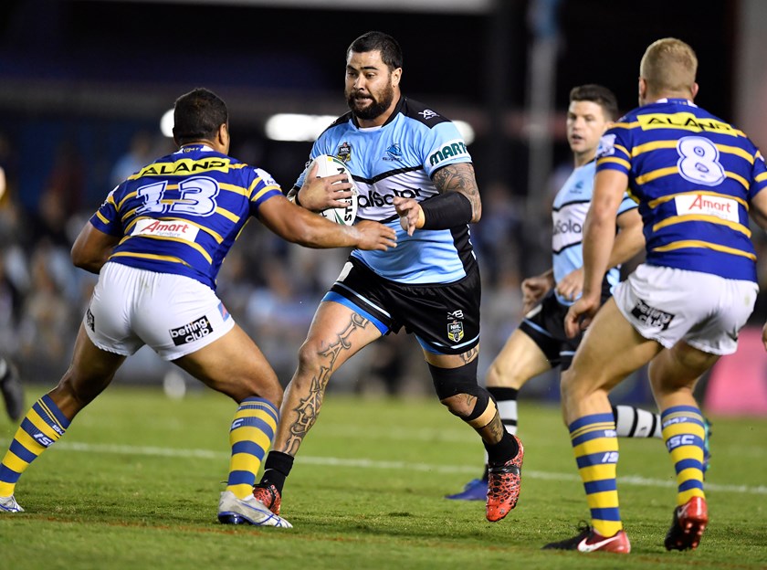 Sharks prop Andrew Fifita.