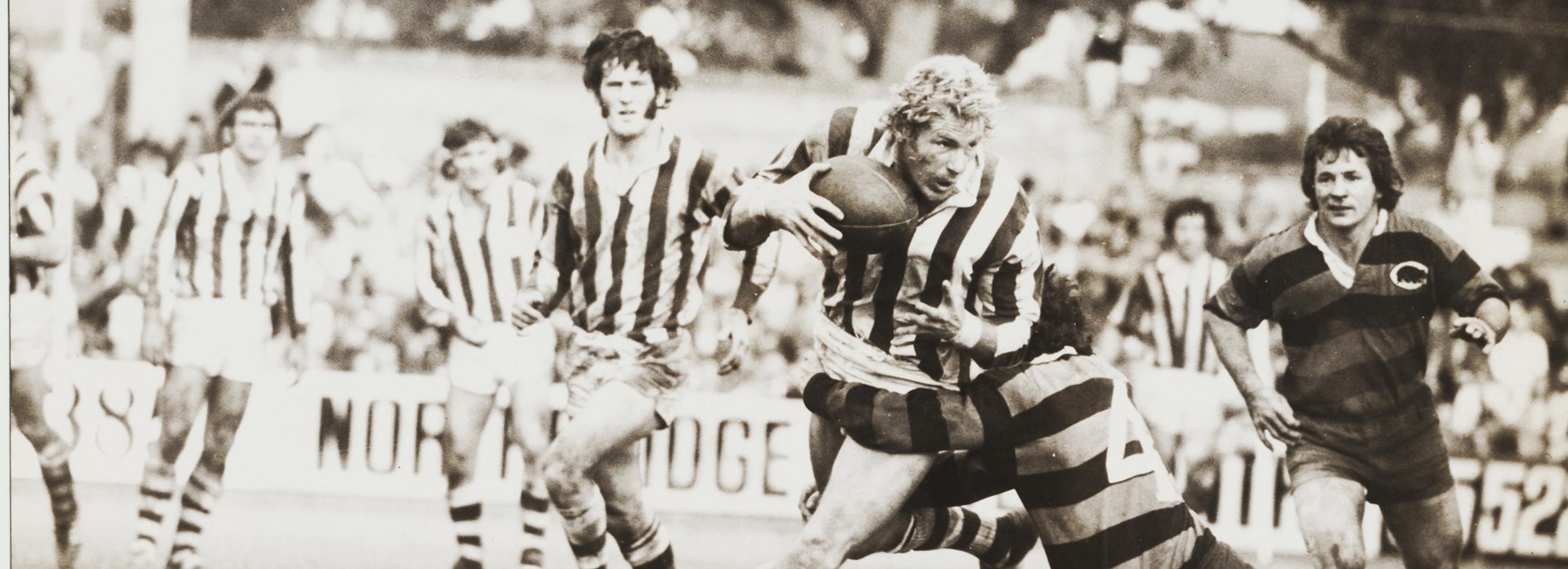 Former Balmain lock Dennis Tutty during his Panthers stint.