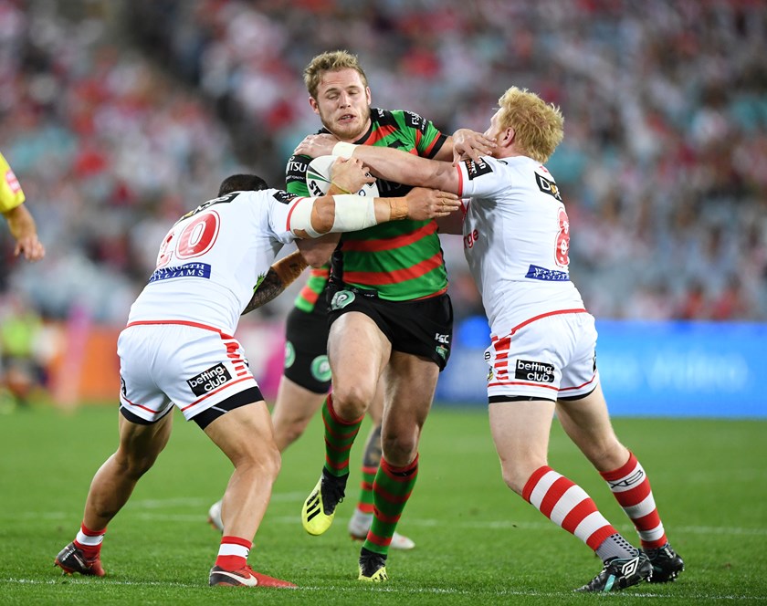 Rabbitohs prop Tom Burgess.