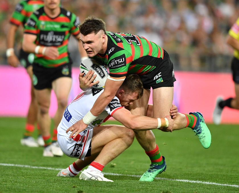 Rabbitohs back-rower Angus Crichton.