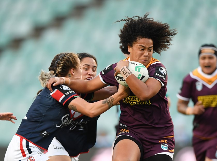 Broncos player Teuila Fotu-Moala.