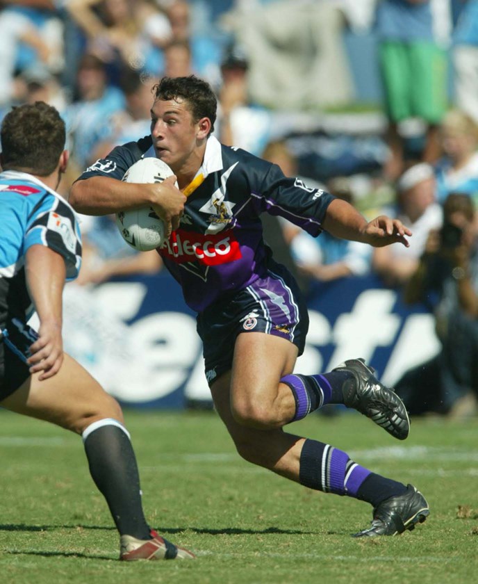 Billy Slater in his NRL debut.