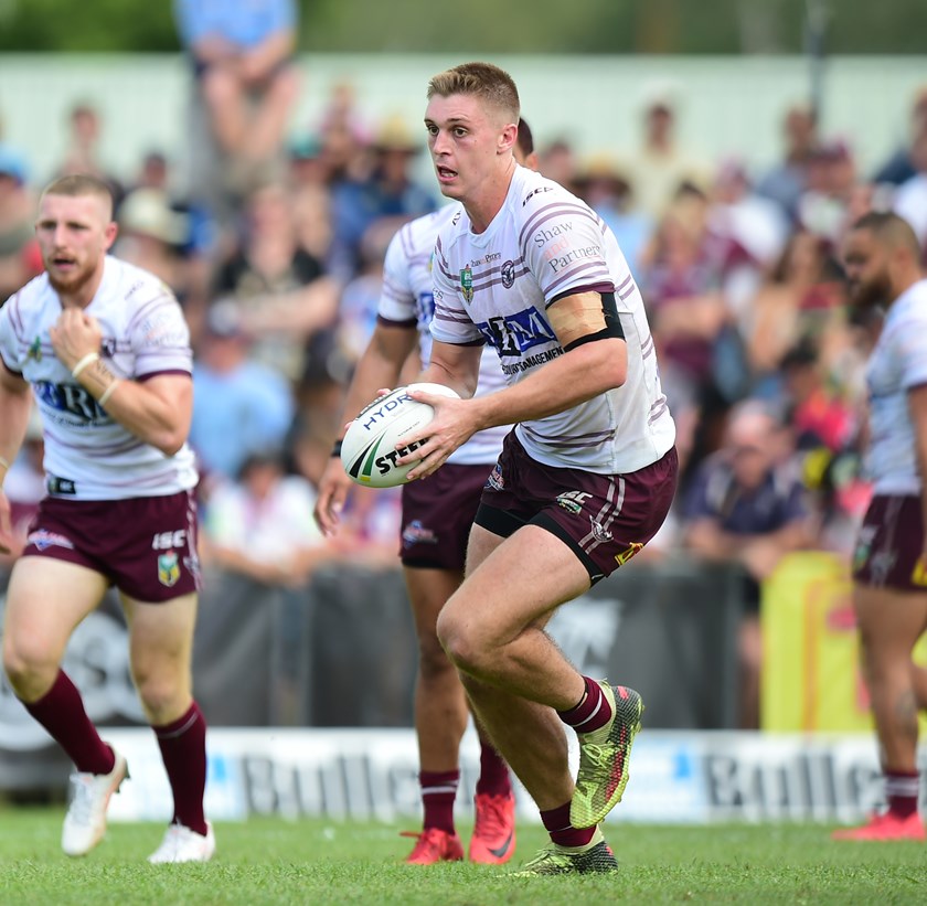 Sea Eagles back-rower Shaun Lane.