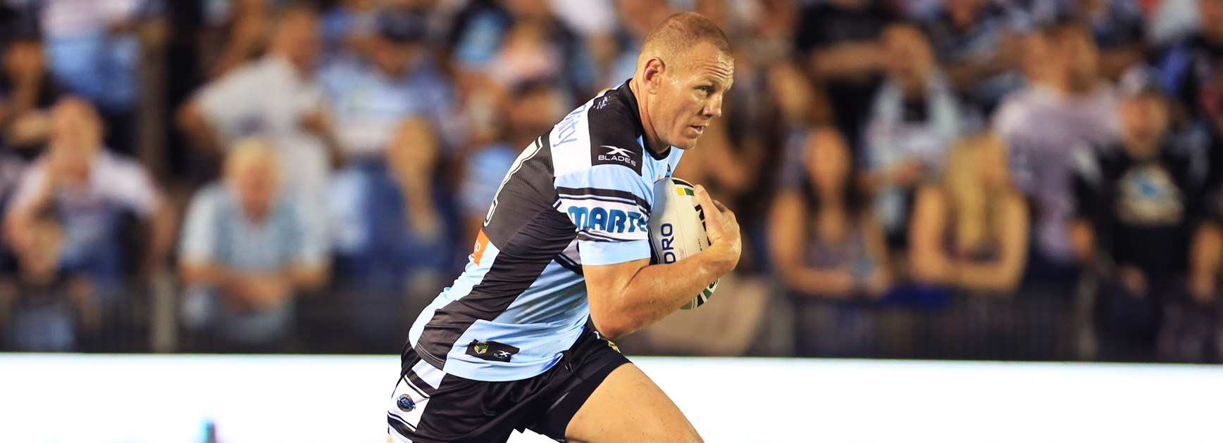 Sharks veteran Luke Lewis.