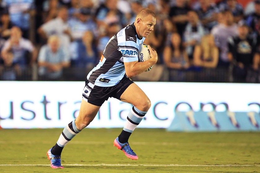 Sharks veteran Luke Lewis.