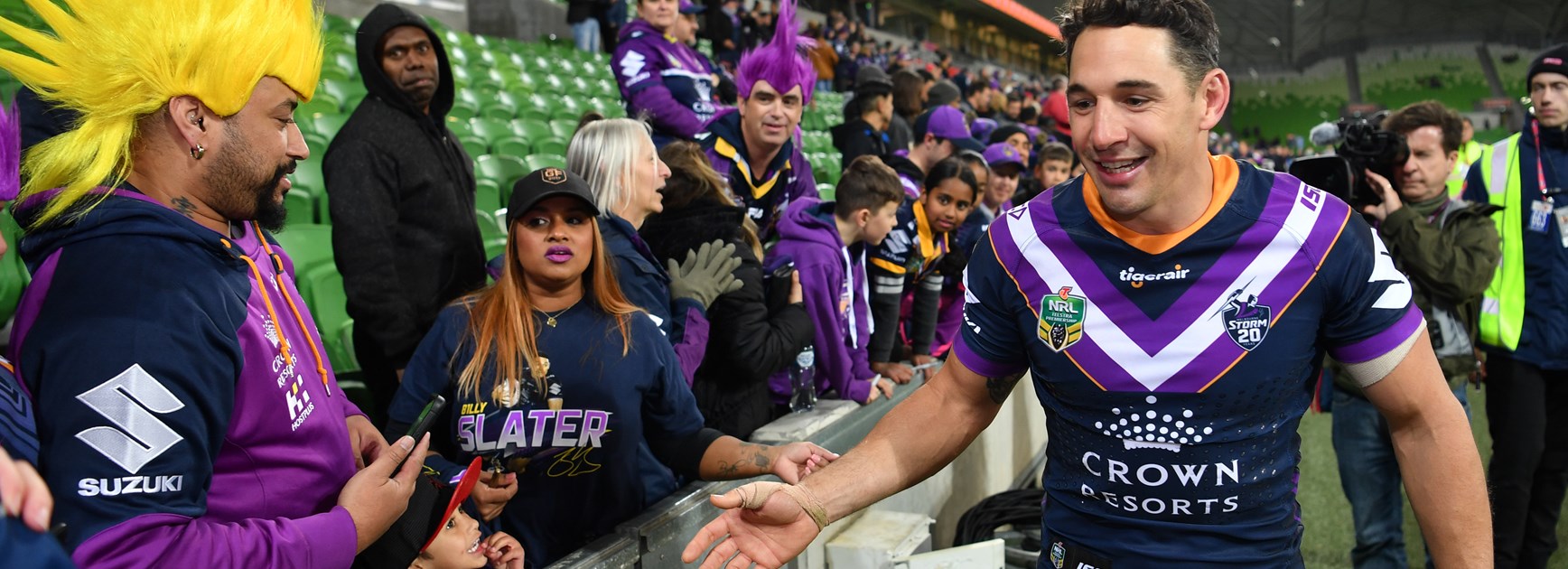 Storm fullback Billy Slater.