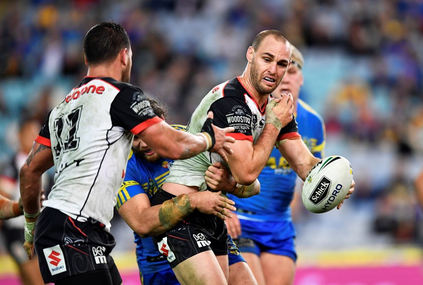 Warriors back-rower Simon Mannering.