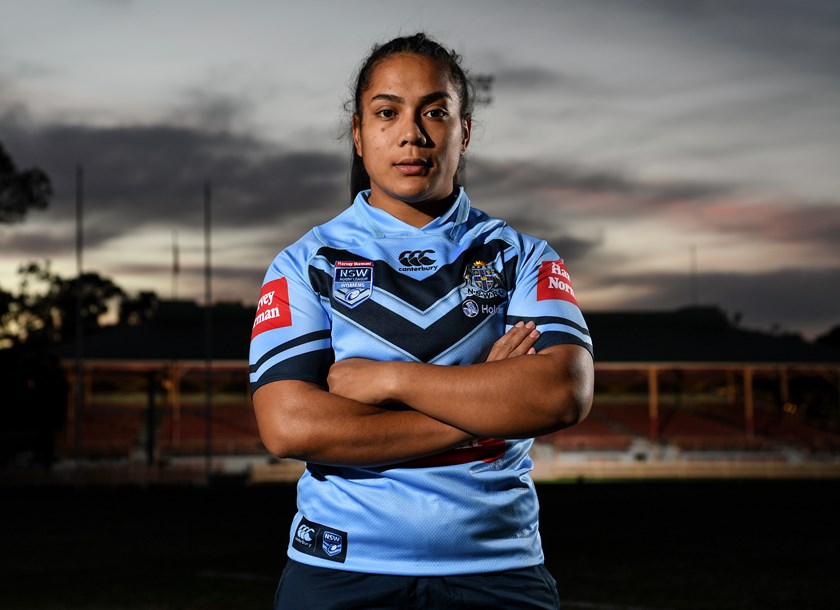 NSW Origin player and Jillaroo Simaima Taufa.