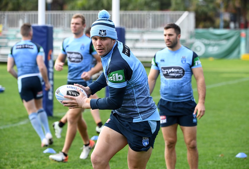 Blues prop David Klemmer.