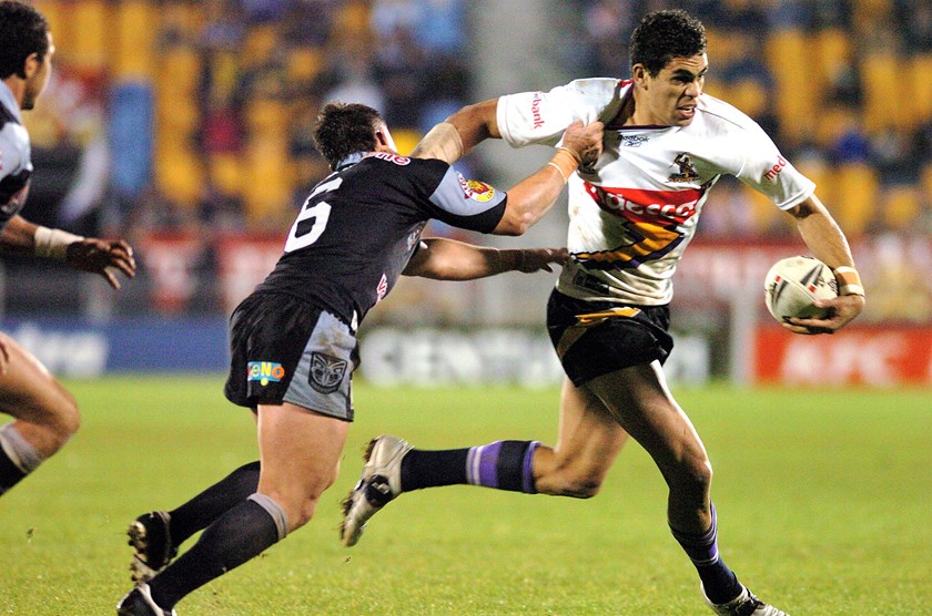 Greg Inglis during his debut season for the Storm.