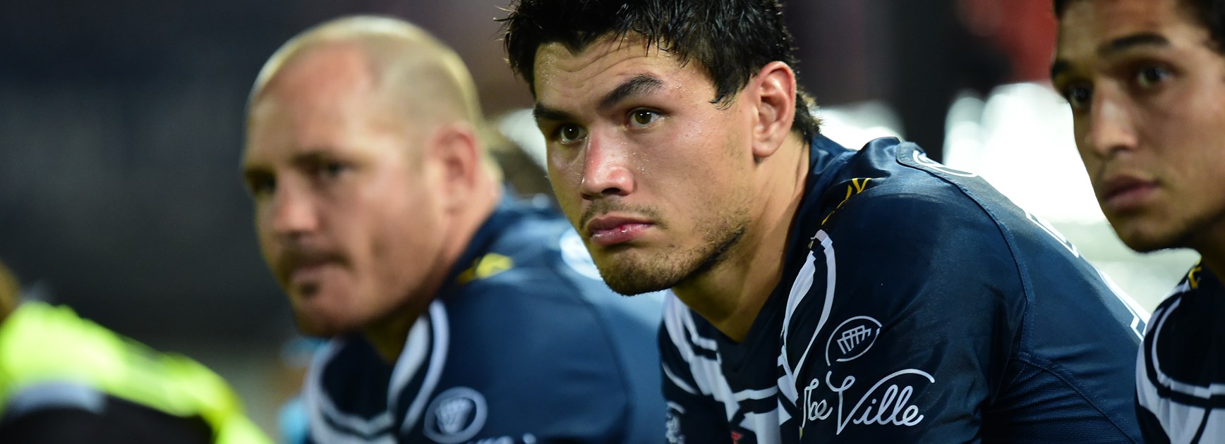 Jordan McLean on the Cowboys bench.