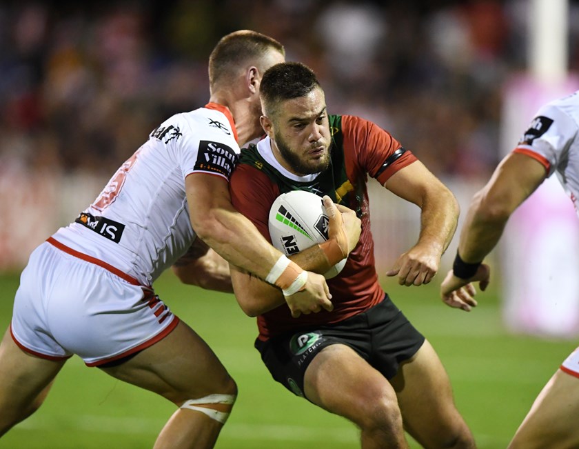 Rabbitohs winger Corey Allan.