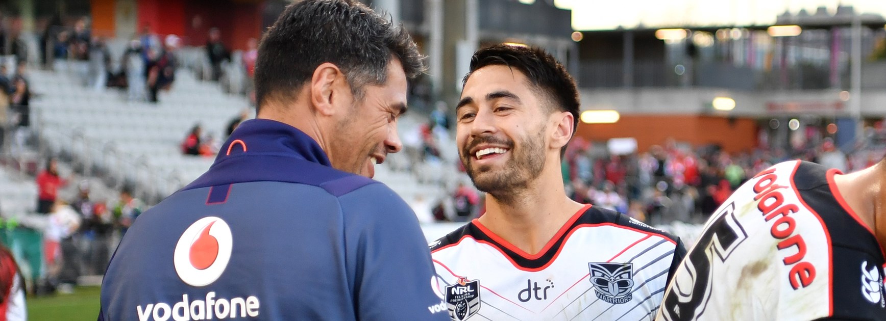 Stephen Kearney and Shaun Johnson.