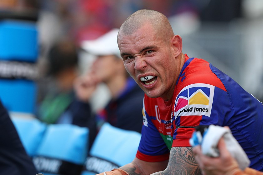 Knights prop David Klemmer.