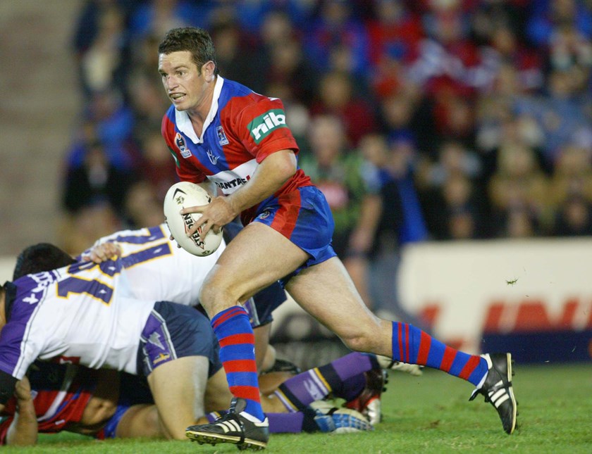 Newcastle Knights hooker Danny Buderus.