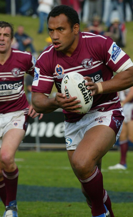 Manly forward Solomon Haumono.