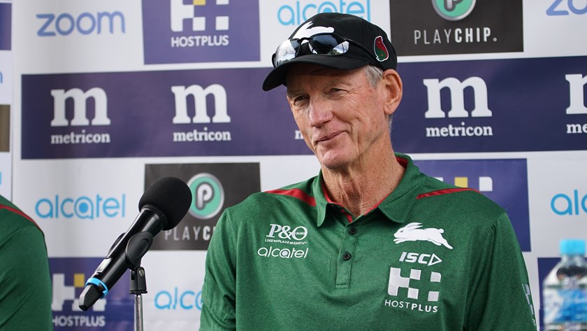 Rabbitohs coach Wayne Bennett.